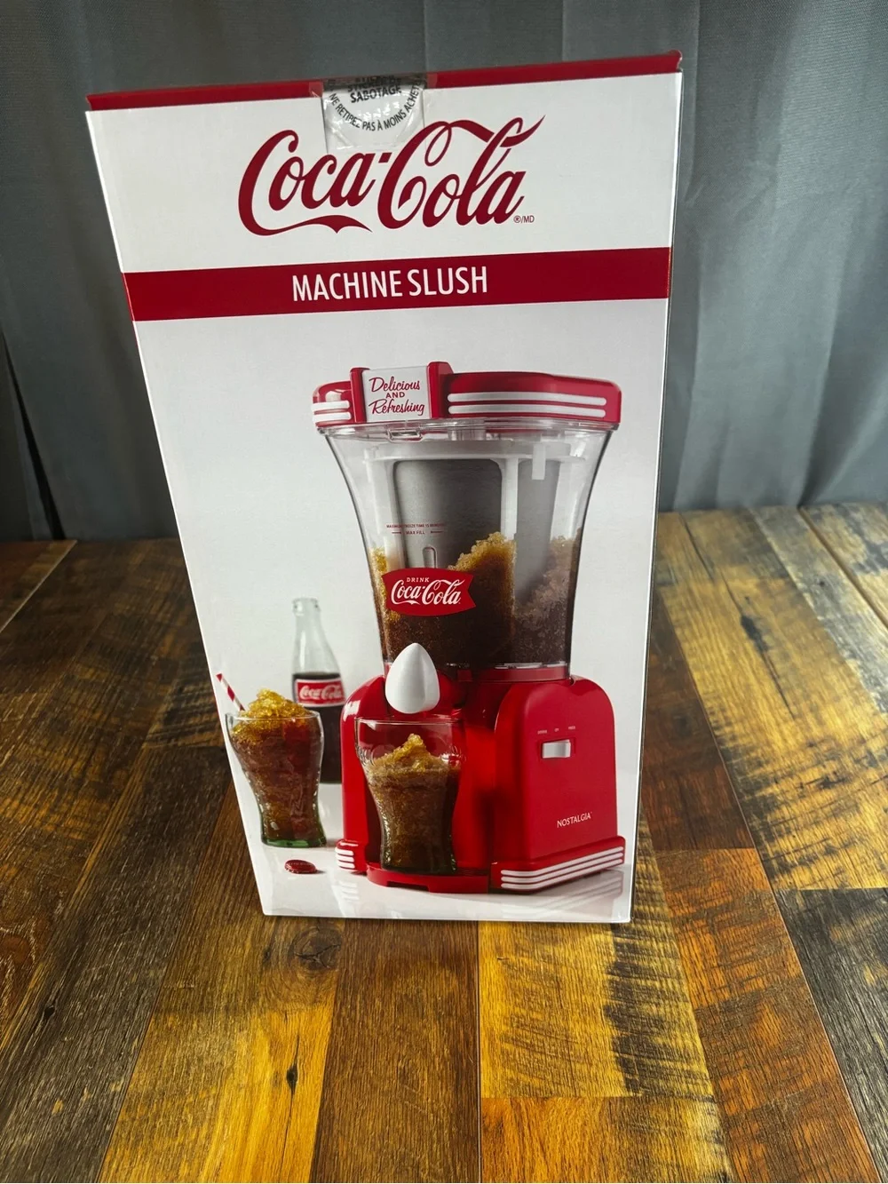 Coca-Cola Nostalgia Red and White Slush Maker Machine